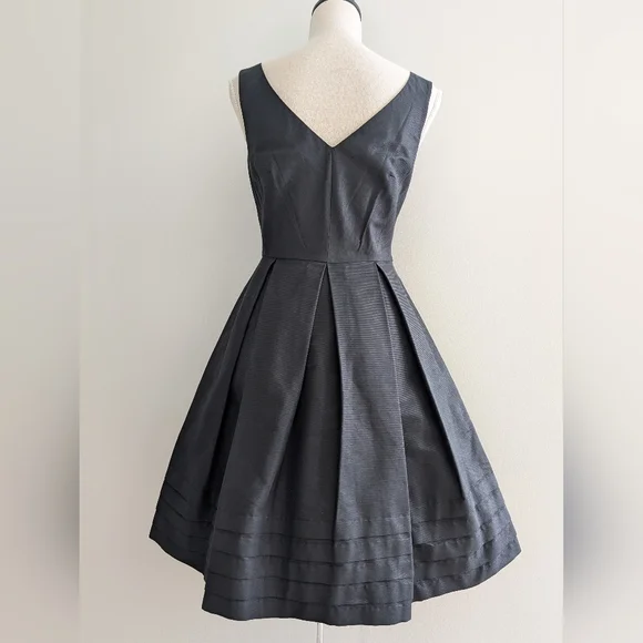 Kate Spade Silk Cotton Pleated Hem Dress - Picture 8 of 16